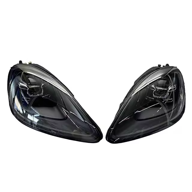 Porsche Cayenne 9Y0 Black Headlight for 2021-2023 | Tinted Lens Replacement